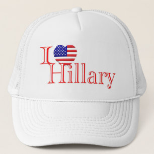 I Liebehillary-Hut Truckerkappe