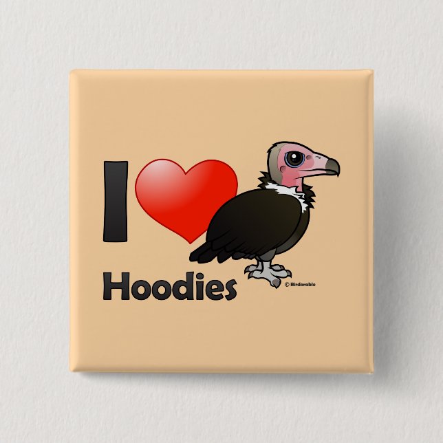 I LiebeHoodies Button (Vorderseite)