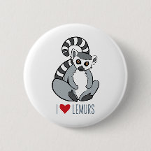 I LiebeLemurs - Cartoon Ring-Angebundener Lemur