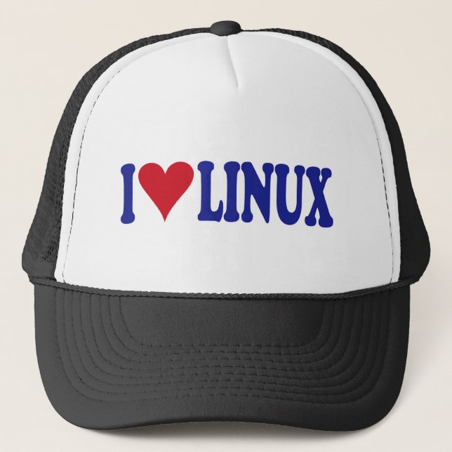 I LiebeLinux Truckerkappe (Vorderseite)
