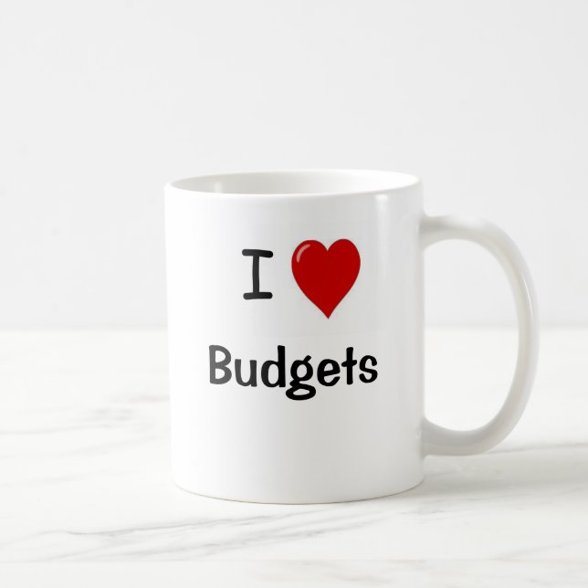 I Lieben - I Heftbudgets Tasse (Rechts)