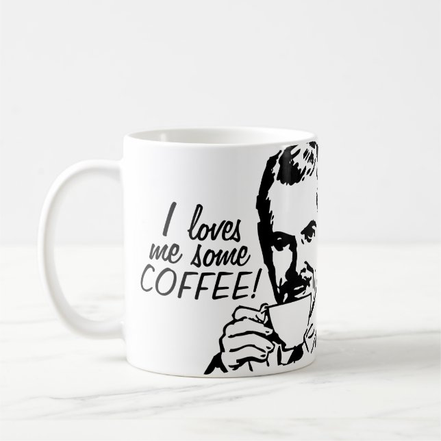 I Lieben ich etwas Kaffee Tasse (Links)