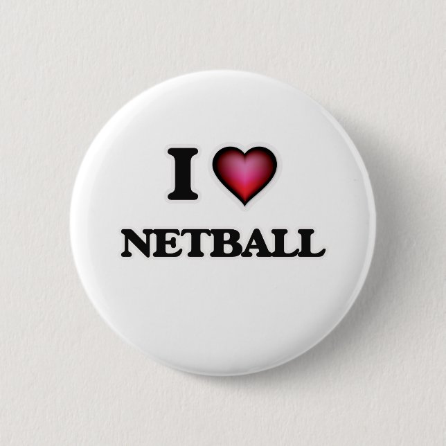 I LiebeNetball Button (Vorderseite)