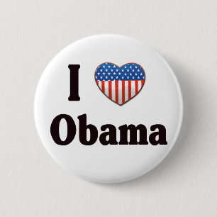 I Liebeobama-Knopf Button