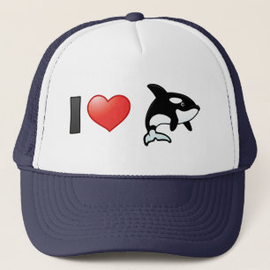 I LiebeOrcas Truckerkappe