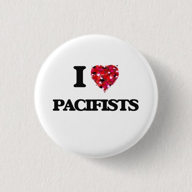 I LiebePacifists Button (Vorderseite)