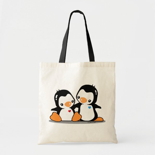 I Liebepenguins-Budget-Tasche Tragetasche (Vorne)
