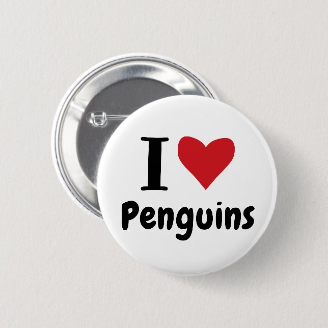 I LiebePenguins Button (Vorne & Hinten)