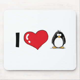 I LiebePenguins Mousepad