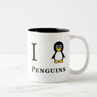 I LiebePenguins Zweifarbige Tasse