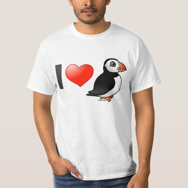 I LiebePuffins T-Shirt (Vorderseite)