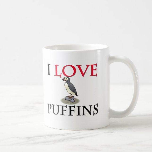 I LiebePuffins Tasse (Rechts)