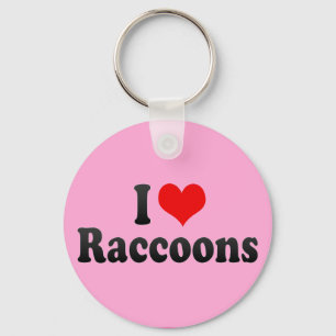 I LiebeRaccoons Schlüsselanhänger