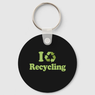 I Lieberecyceln Schlüsselanhänger