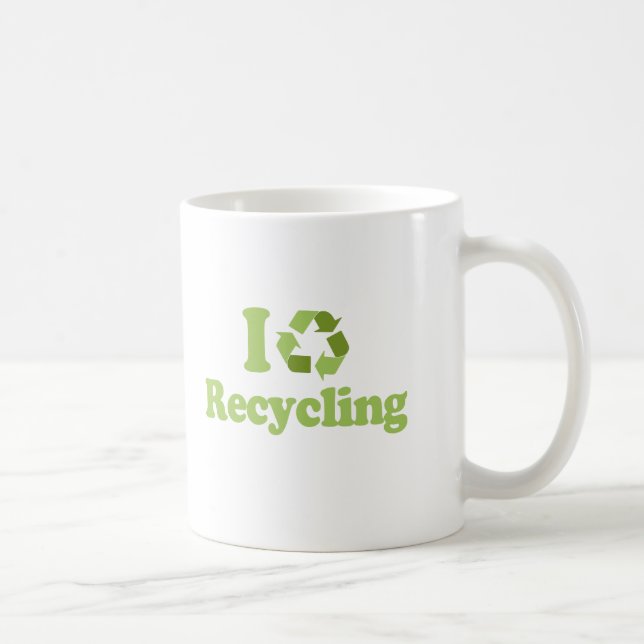 I Lieberecyceln Tasse (Rechts)