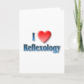 I Liebereflexology-Gruß-Karte Karte