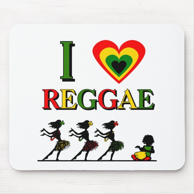 I LiebeReggae Mousepad (Vorne)