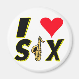 I LiebeSax Magnet