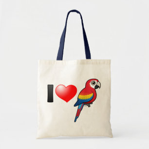 I LiebeScarletMacaws Tragetasche