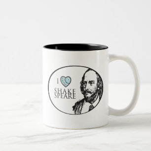 I Liebeshakespeare-Tasse Zweifarbige Tasse