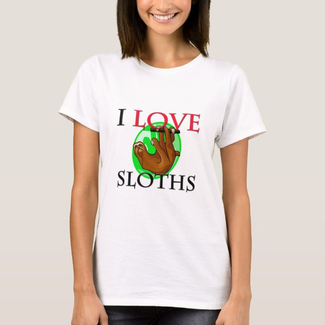 I LiebeSloths T-Shirt (Vorderseite)