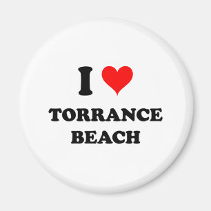 I Liebetorrance-Strand Kalifornien Magnet