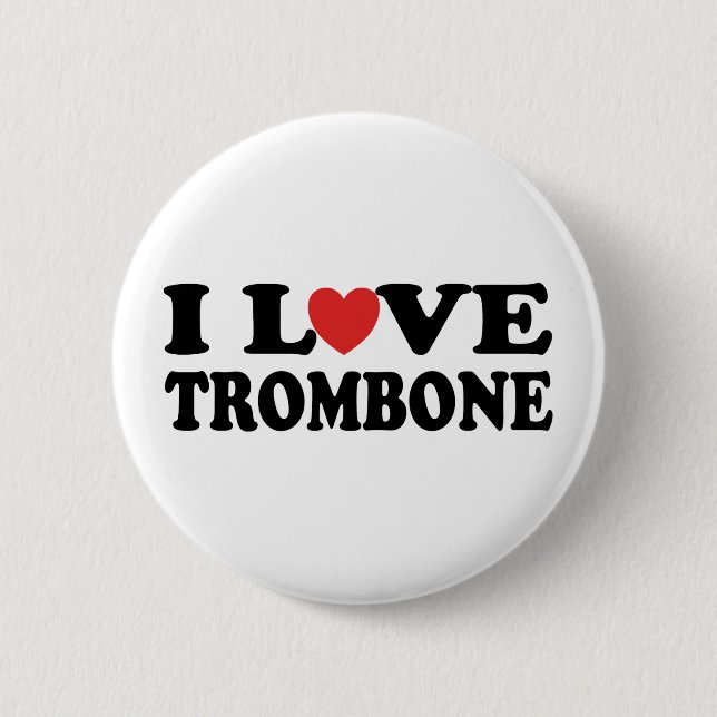 I LiebeTrombone Button (Vorderseite)