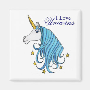 I LiebeUnicorns Magnet