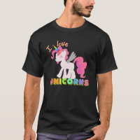 I LIEBEunicorns-SHIRT! Niedliches Unicorn-Shirt!