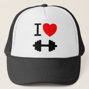 I Liebeweightlifting-Hut Truckerkappe