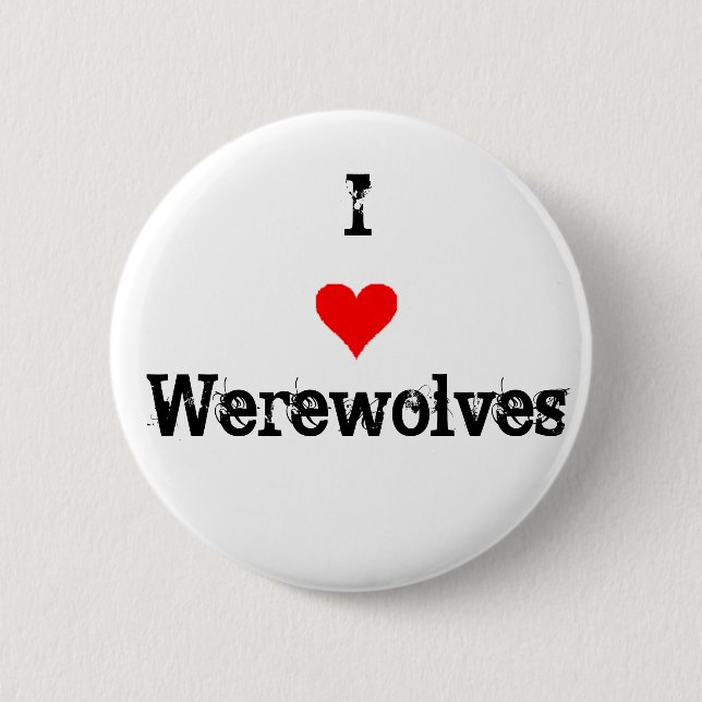 I LiebeWerewolves Button (Vorderseite)