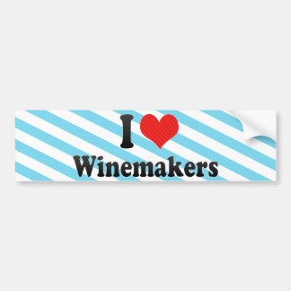 I LiebeWinemakers Autoaufkleber