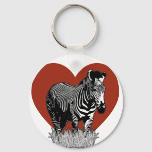 I LiebeZebras Schlüsselanhänger
