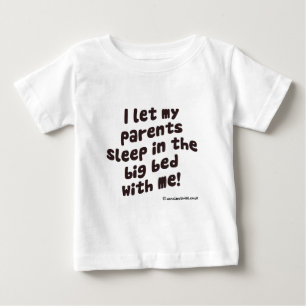 I ließen mich Eltern im Großen Bett mit mir Baby T-shirt
