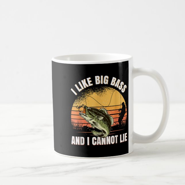 I Like Big B And I Cannot Lie Fishing  Kaffeetasse (Rechts)