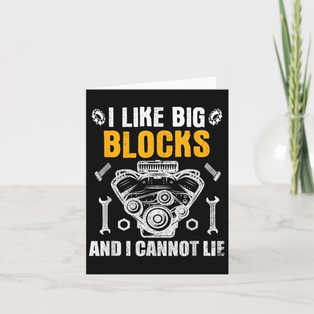 I Like Big Blocks And I Cannot Lie  Karte (Vorderseite)