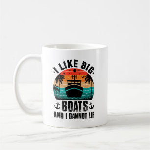 I Like Big Boats and I Cannot Lie, Sailing Lovers Kaffeetasse