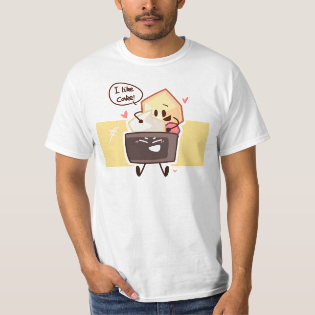 i like cake - bfb cake T-Shirt (Vorderseite)