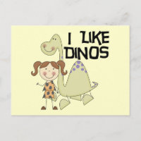 I LIke Dinos-GIrl Tshirts and Gifts