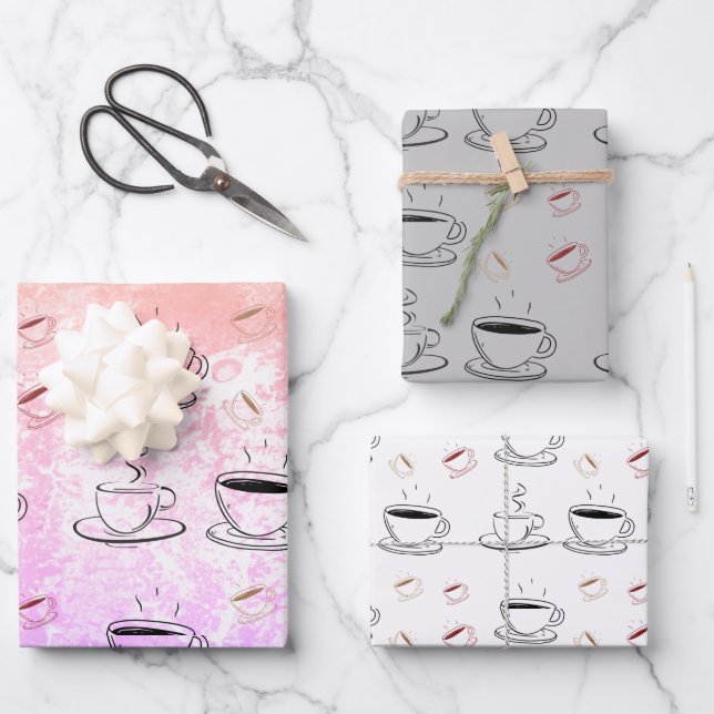 I like my cream and sugar in my coffee geschenkpapier set (Vorderseite)