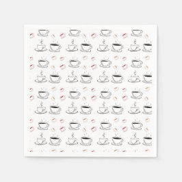 I like my cream and sugar in my coffee serviette