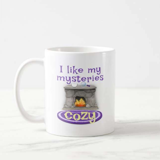 I LIke My Mysteries Cosy Tasse (Links)