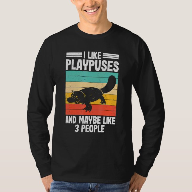 I Like Platypus  Pltypus Pladapus Platypus Kids T-Shirt (Vorderseite)