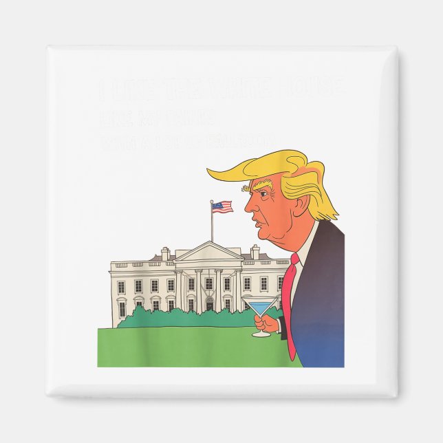 I Like The White House My Pants With A Lot Of Ball Magnet (Vorne)