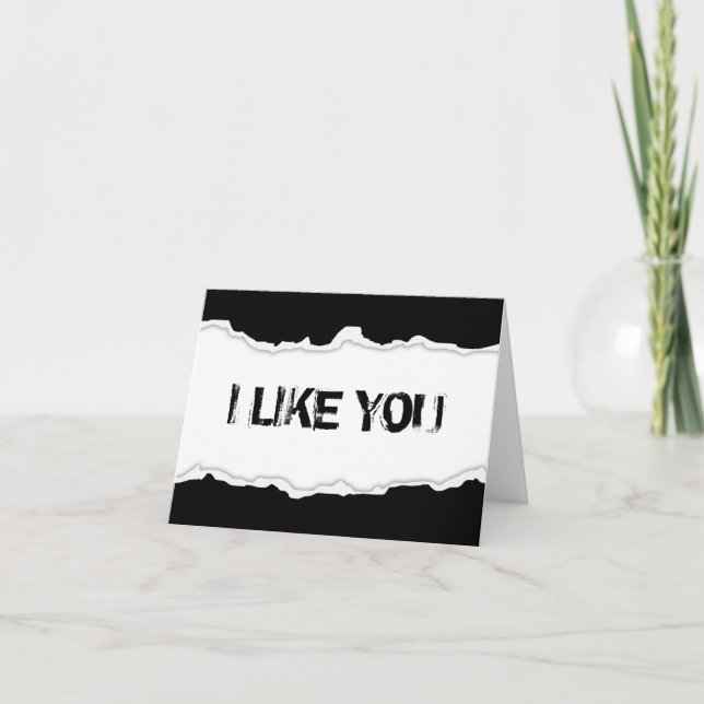 i like you page rip feiertagskarte (Vorderseite)