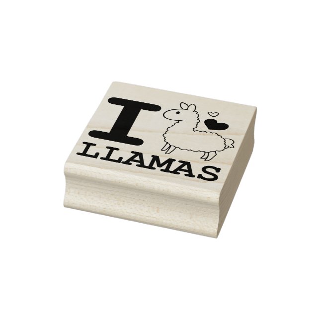 I Llama Llamas Gummistempel (Stempel)