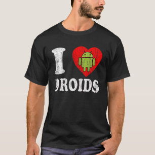 I LOGO-ROBOTER-SHIRT DER HERZ-ANDROIDES T-Shirt