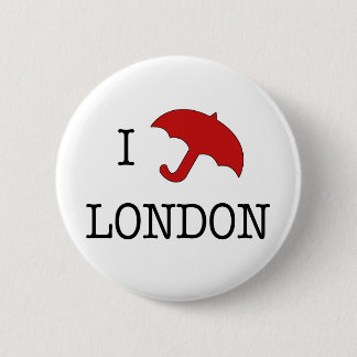 I ☂ London (Knöpfe) Button
