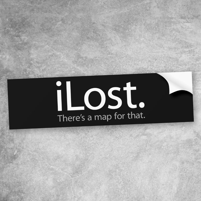 I Lost Autoaufkleber (Von Creator hochgeladen)