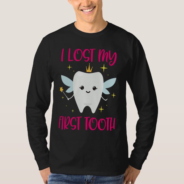 I Lost My First Tooth 1st Tooth Fairy  Daughter T-Shirt (Vorderseite)